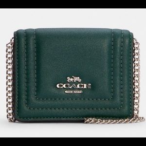 Coach mini wallet on chain crossbody